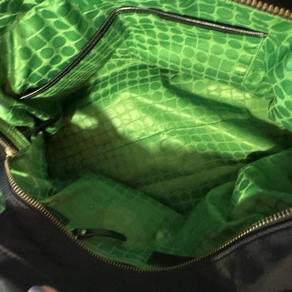 Kate Spade Stevie Nylon and Patent Leather satchel.  Black. Light weight. - Picture 6 of 11